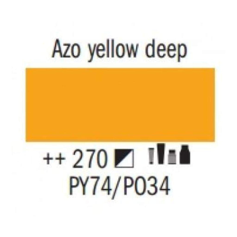 270 - Talens Amsterdam Acrylic Ink 30ml - Azo Yellow Deep