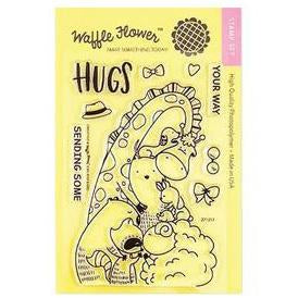 Waffle Flower Crafts Clear Stamp 4inch X6inch - Group Hug