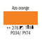 276 - Talens Amsterdam Acrylic Ink 30ml - Azo Orange