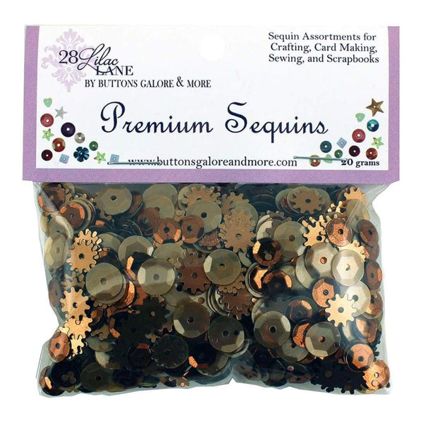 28 Lilac Lane Premium Sequins 20g - Rusty