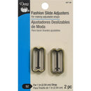 Dritz Fashion Slide Adjusters For 1" Strap 2/Pkg - Antique Brass*