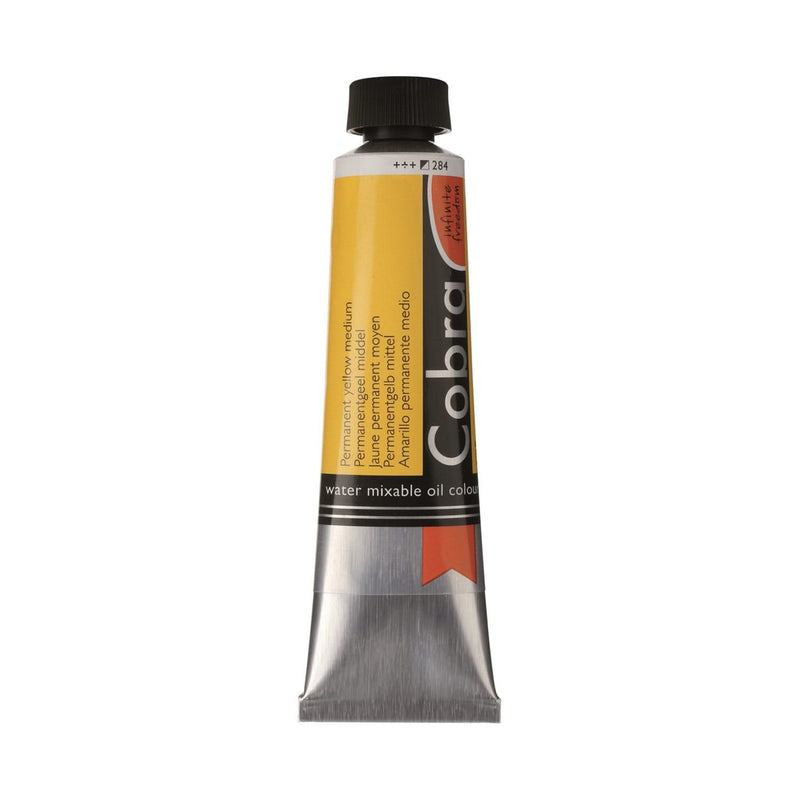 Cobra Artist Water Mixable Oil Colour  - 284 - Permanent Yellow Medium 40ml