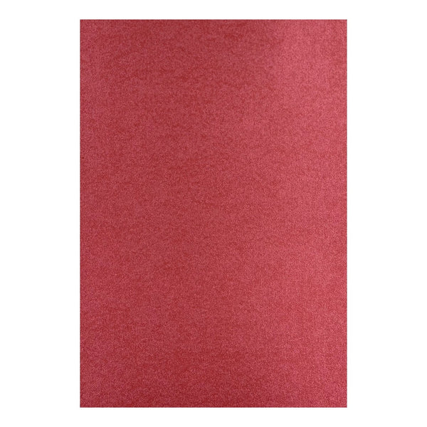 Poppy Crafts Letter Size Premium Shimmer Cardstock 10 Pack - Maroon