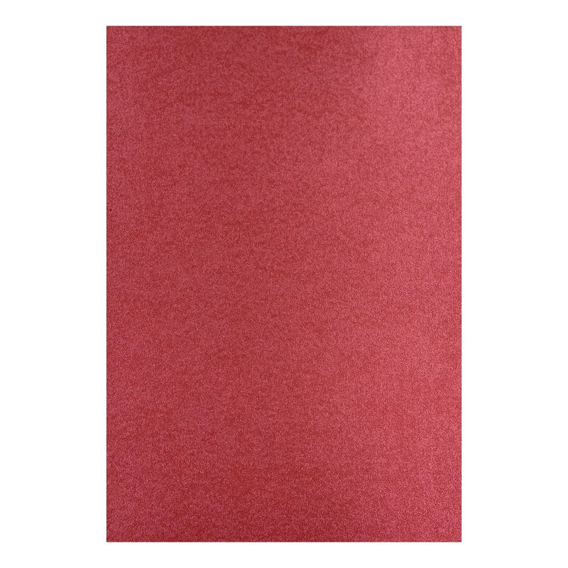 Poppy Crafts Letter Size Premium Shimmer Cardstock 10 Pack - Maroon