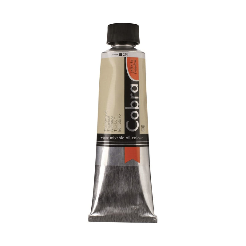 Cobra Artist Water Mixable Oil Colour  - 291 - Titanium Buff 40ml