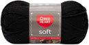 Red Heart Soft Yarn - Black 140g