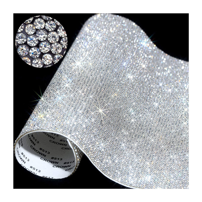 Poppy Crafts Self-adhesive Diamond Rhinestone Ribbon Sheet 20cm x 24cm*