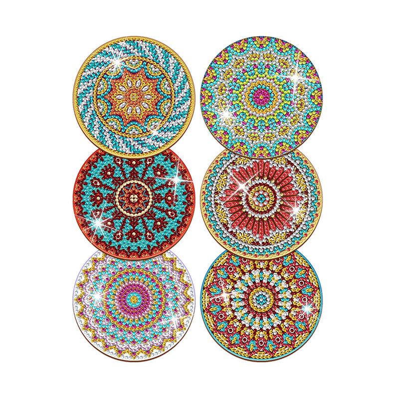 Poppy Crafts Diamond Coaster Kit #2 - Mandala #6*