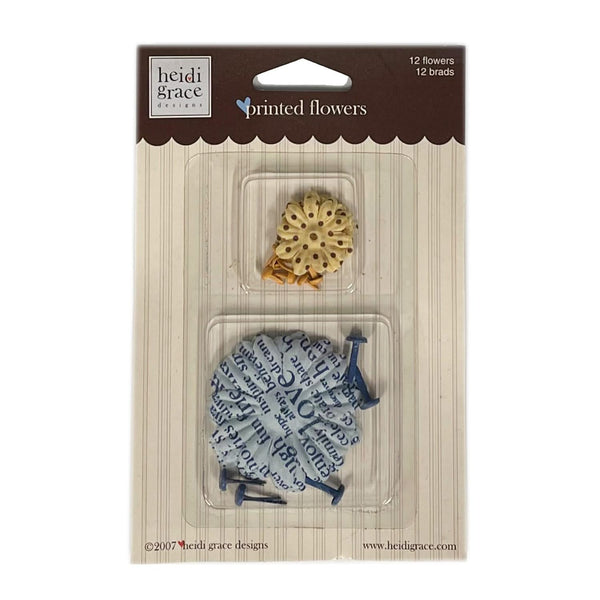 Heidi Grace Marina Dr. Printed Flowers 12/Pk*