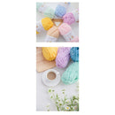 Poppy Crafts Super Soft Chenille Yarn 100g - Soft Yellow