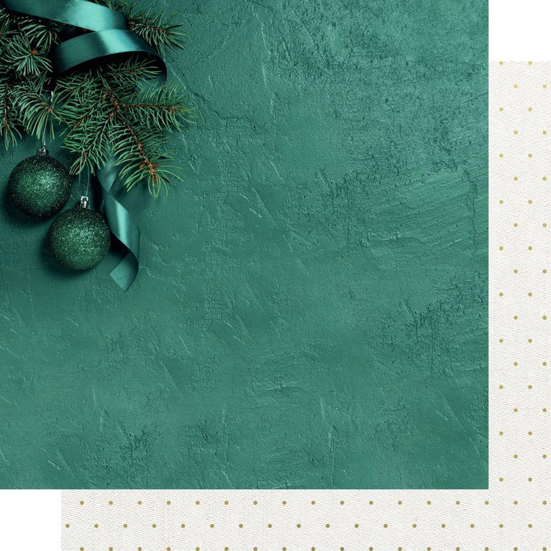 Kaisercraft  Emerald Eve Double-Sided Cardstock 12in x 12in - Fir Tree*