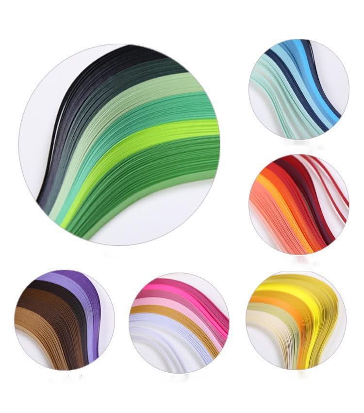 Poppy Crafts Quilling Paper 10mm, 120pack - Stormy Nights