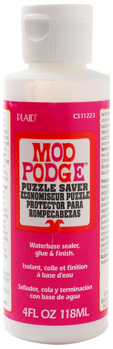 Plaid Mod Podge Puzzle Saver 4oz