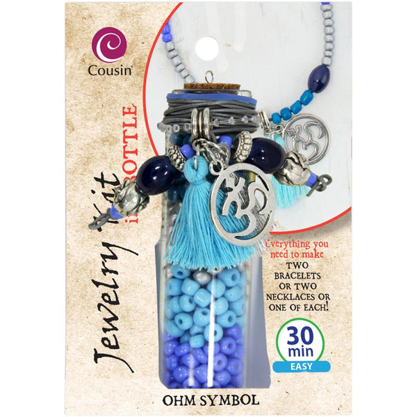 Jewellery Kit In A Bottle - Ohm Symbol*