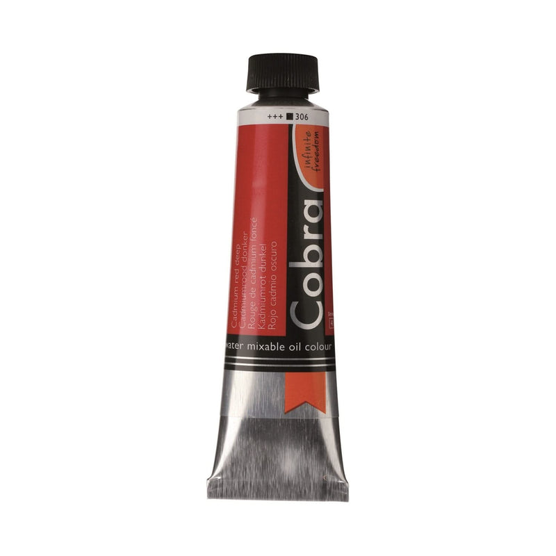 Cobra Artist Water Mixable Oil Colour  - 306 - Cadmium Red Deep 40ml