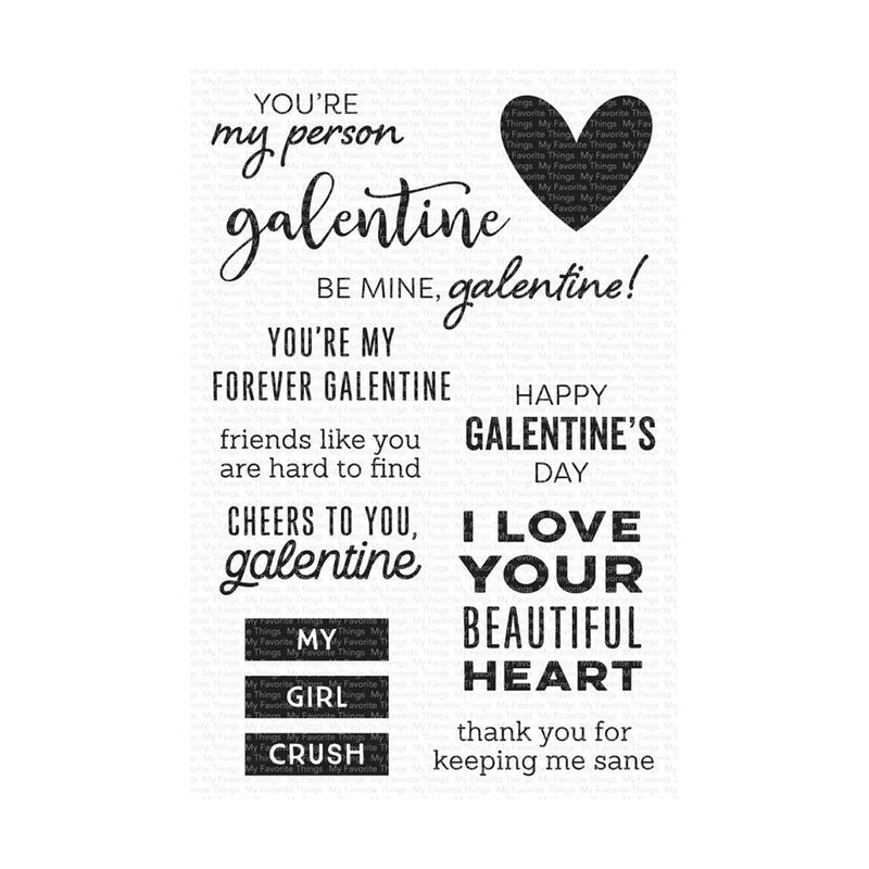 My Favorite Things Clearly Sentimental Stamps 4"X6" - My Galentine*