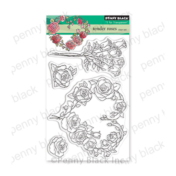 Penny Black Clear Stamps - Tender Roses*