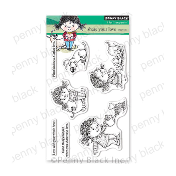 Penny Black Clear Stamps - Share Your Love*