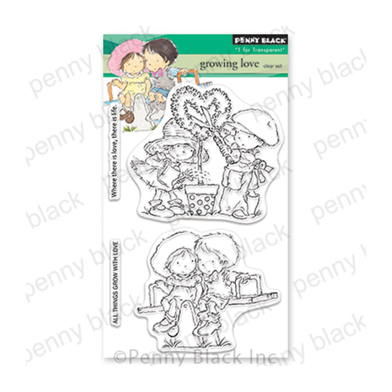 Penny Black Clear Stamps - Growing Love*