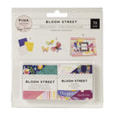 Pink Paislee Paige Evans Bloom Street - Mini Swatch Books 2in x 2in 2 pack  - Pattern and Phrase, 36 Sheets Each