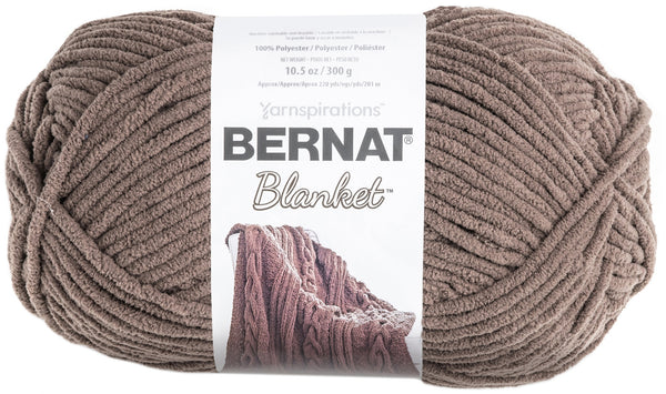 Bernat Blanket Big Ball Yarn - Taupe 300g