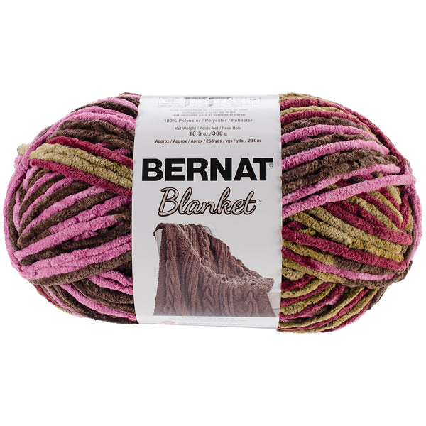 Bernat Blanket Big Ball Yarn - Plum Chutney 300g