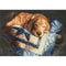 Dimensions Stamped Cross Stitch Kit 14"x 10" - Snooze*