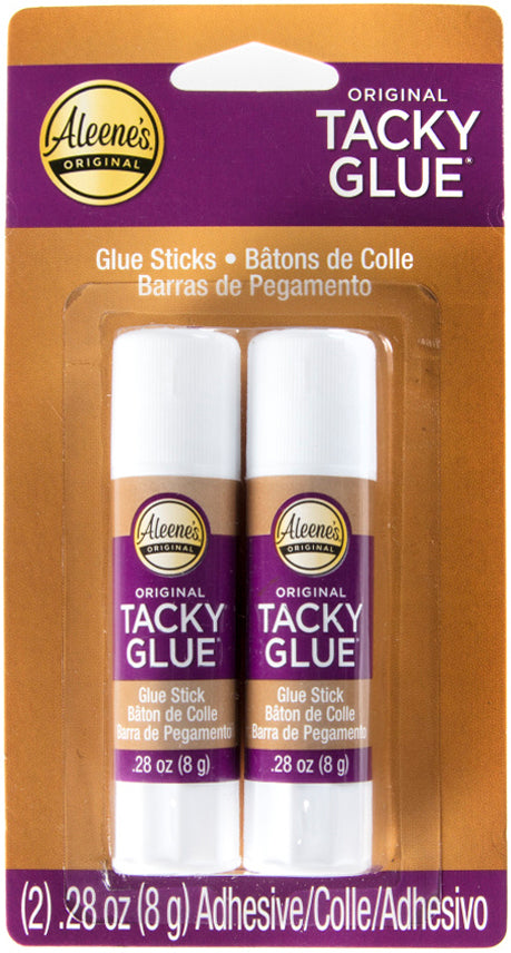 Aleene's Original Tacky Glue Sticks 2 Pack 0.28oz