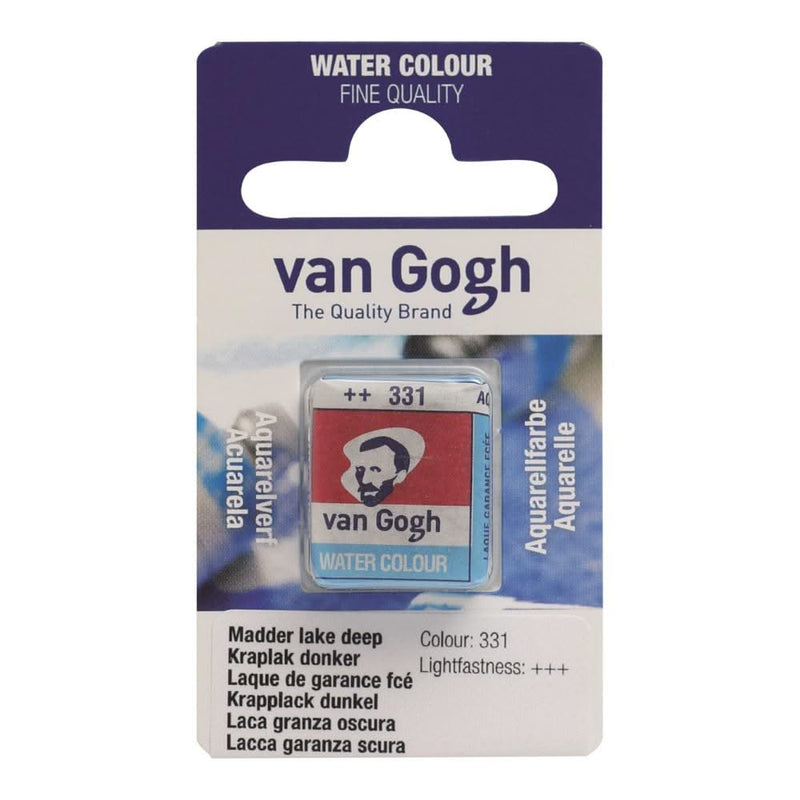 Talens - Van Gogh Watercolour half pan - MADDER LAKE DP 331