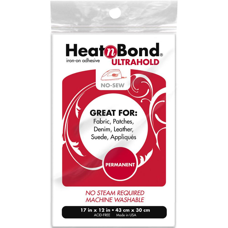 Heat N Bond Iron-On Adhesive, No-Sew, Ultra Hold, 5/8 Inch