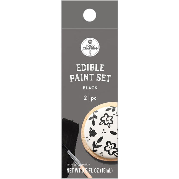 American Crafts Food Crafting Edible Paint .5oz - Black
