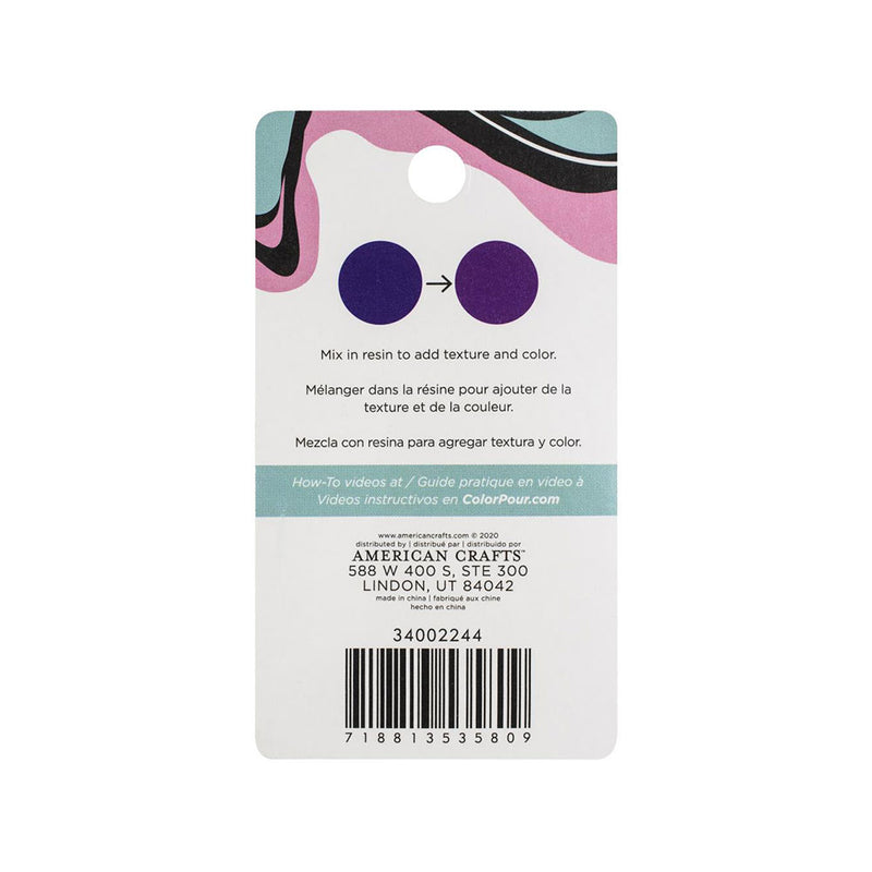 American Crafts Color Pour Thermal Powder 12oz - Blue To Purple*
