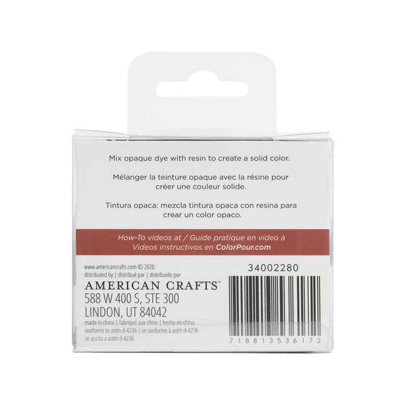 American Crafts Color Pour Resin Dye Set .3oz 4 Pack Opaque - Winter*