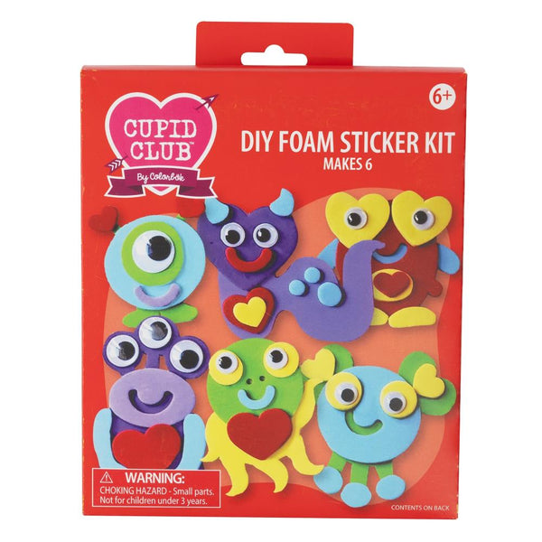 Colorbok Cupid Club - Foam Stickers - Monsters*