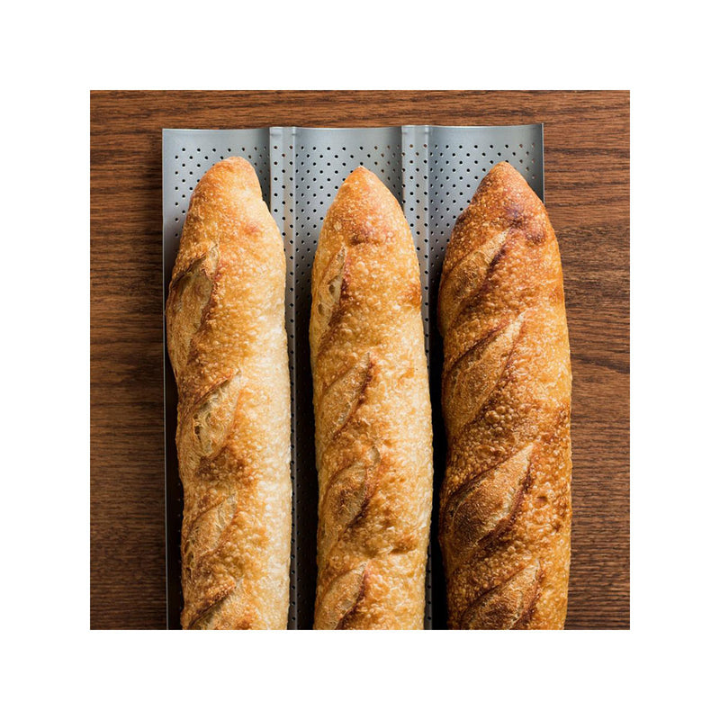 American Crafts Food Crafting - Baguette Pan - Holds 3 Loaves*