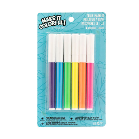 ^Colorbok Make It Colorful! Chalk Markers 6 Pack^  LIMIT 1 PER ORDER