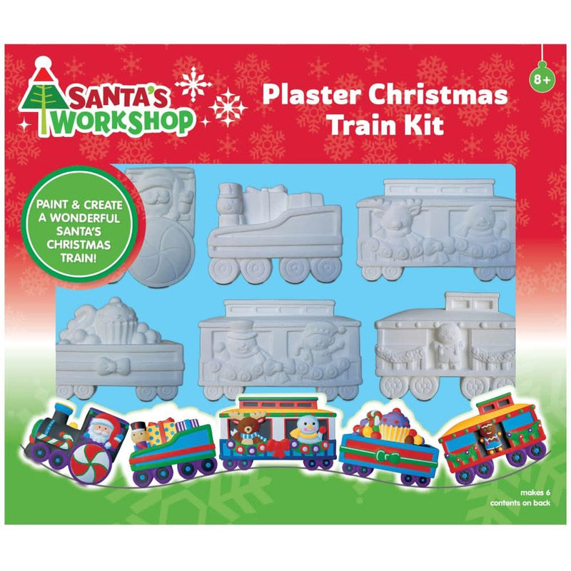 Colorbok Santa's Workshop Deluxe Plaster Kit - Train*