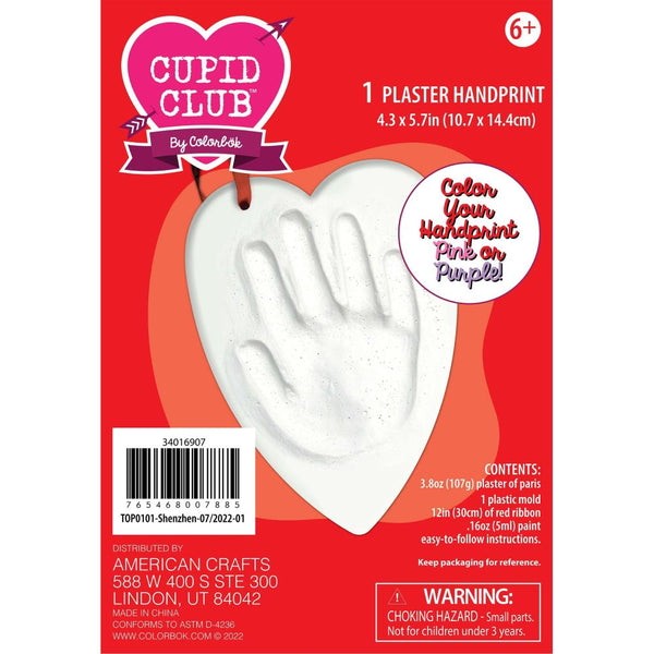 Colorbok Cupid Club - Handprint Keepsake Ornament Kit - Oval*