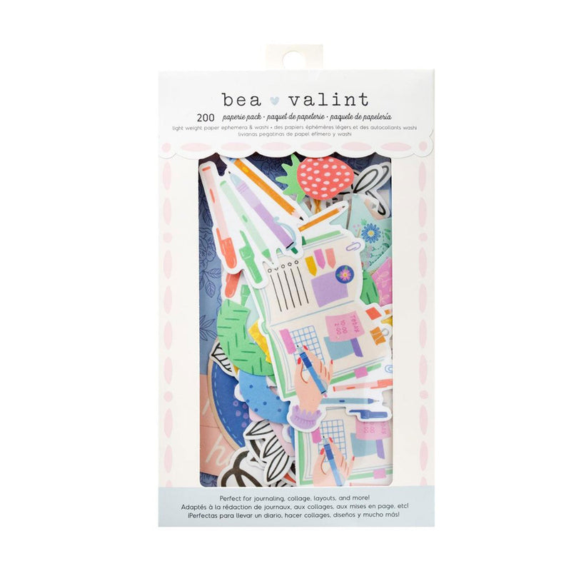 American Crafts Poppy And Pear Paperie Pack 200/Pkg*