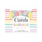 American Crafts A2 Cards W/Envelopes (4.375"x5.75") 40/Box - Rainbow Avenue*