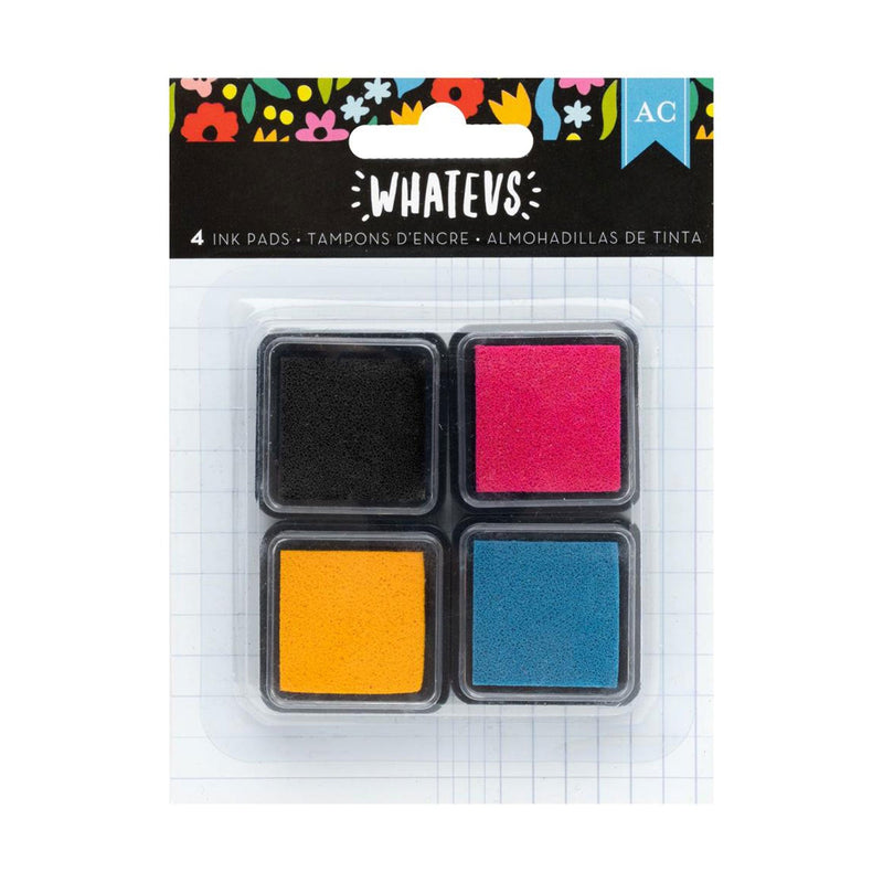 American Crafts Whatevs Ink Pads 4/Pkg