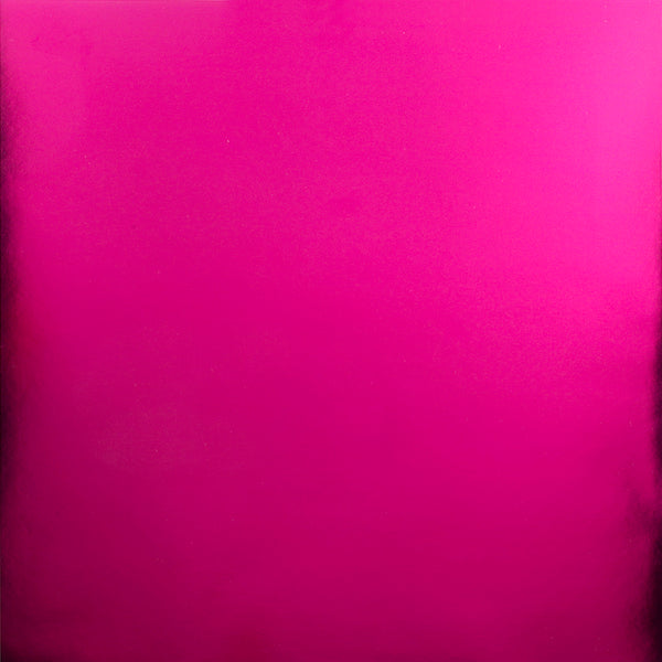 Bazzill Foil Cardstock 12"X12" - Hot Pink*