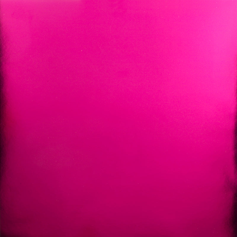 Bazzill Foil Cardstock 12"X12" - Hot Pink*