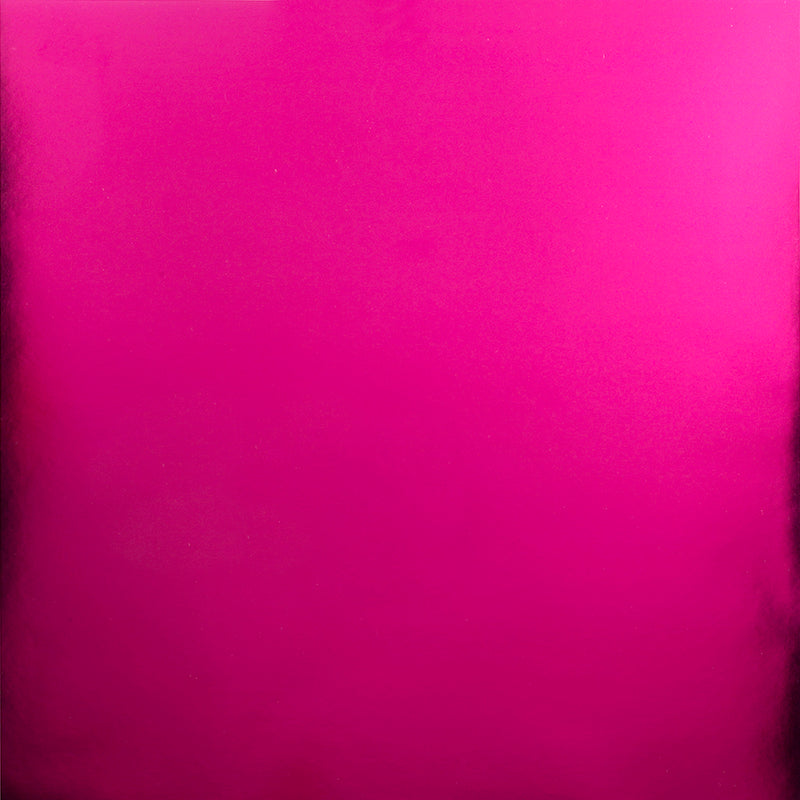 Bazzill Foil Cardstock 12"X12" - Hot Pink
