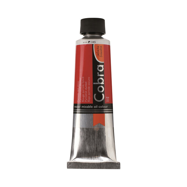 Cobra Artist Water Mixable Oil Colour  - 345 - Pyrrole Red Deep 40ml*