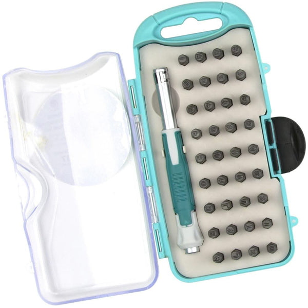 Cousin - Stamp & Go Metal Stamping Tool Kit - Silver/Teal*