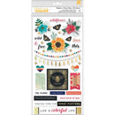 Vicki Boutin - Wildflower & Honey - Thickers 5.5 inches X11 inches  75 pack - Wildflower Icons/Chipboard