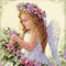 Dimensions Counted Cross Stitch Kit 11inch X11inch Passion Flower Angel (14 Count)