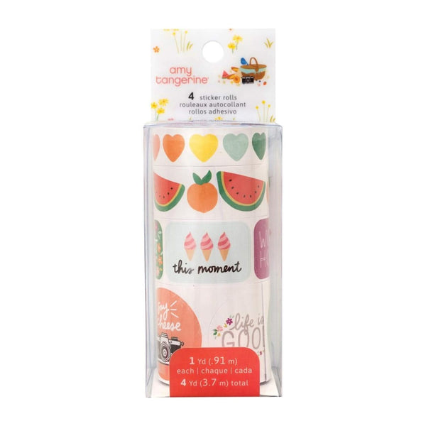 American Crafts Amy Tan, Picnic In The Park - Sticker Rolls*
