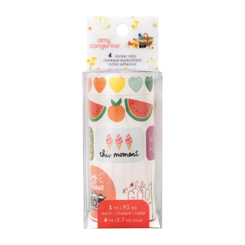 American Crafts Amy Tan, Picnic In The Park - Sticker Rolls*